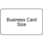 BUSINESS CARD SIZE 2 1/4 X 3 3/4-100/BOX