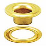 Stimpson 405 Self Piercing Grommets with Washers (BRASS)