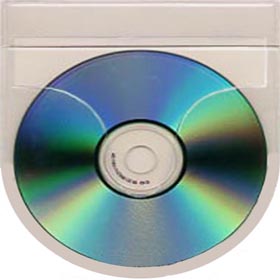 CD Holder Tamper Proof Adhesive Back