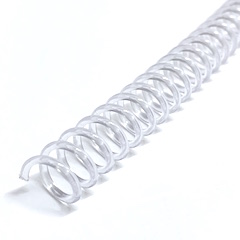 4:1 Clear 15″ Plastic Coil