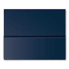 9x11 Navy Landscape Leatherette Back Covers with Pocket