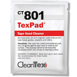 CleanTex 3″x4″ CT801 91% Alcohol Tex Pad Tape Head Wipes-80/box