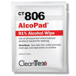 CleanTex 3″x4″ CT806 AlcoPad 91% Alcohol Wipes-80/box