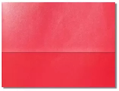 9x11 Red Landscape Leatherette Back Covers with Pocket