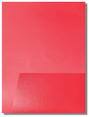 9x11 Red Portrait Leatherette Back Covers with Pocket