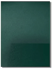 9x11 Forest Green Portrait Leatherette Back Covers with Pocket