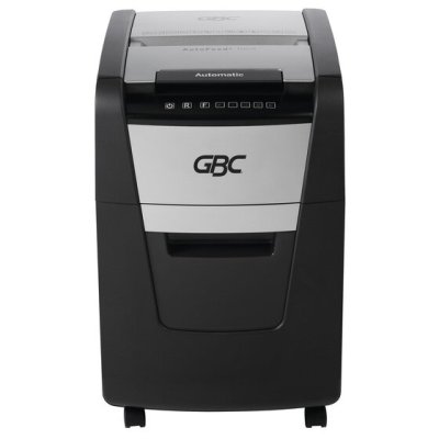 GBC AutoFeed+ Home Office Shredder, 100X, Micro-Cut, P-4, 100 Sheets